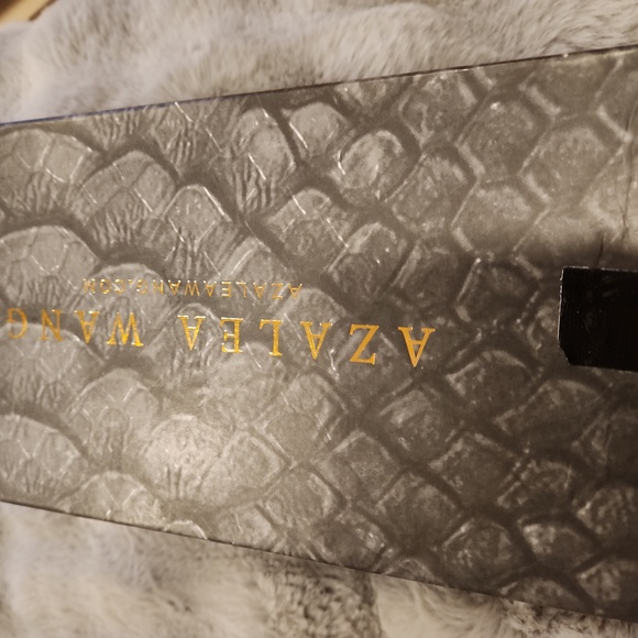 Azalea Wang Size 11 Square Toe Faux Leather Mule Pumps. NIB - Picture 8 of 9